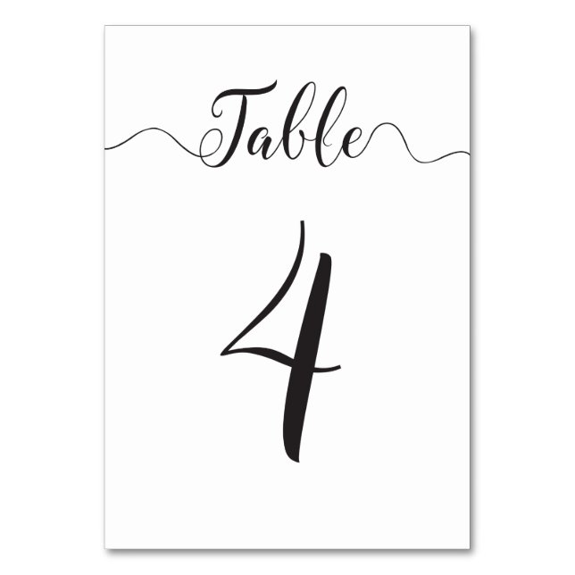 De Table Tableau mariage numéro 4 (Par défaut)