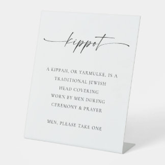 De Table TANYA | SIGNE SIGNATTE Mariage juif Panier Yarmulk