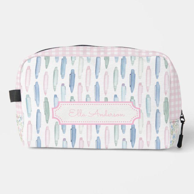 De Toilette Pastels | Trousse à crayons (Recto)