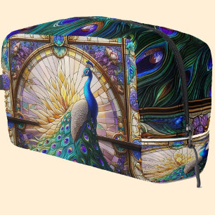 De Toilette Trousse à glissière en verre arc-en-ciel