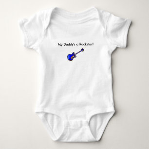 De "un Rockstar mon papa !" Barboteuse infantile