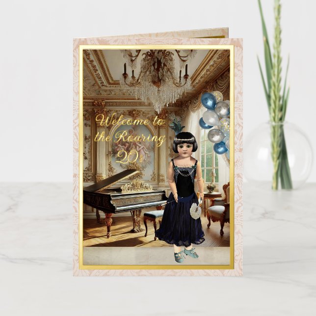 De Vacances En Aluminium Carte à huile pliée du 20e anniversaire (Recto)