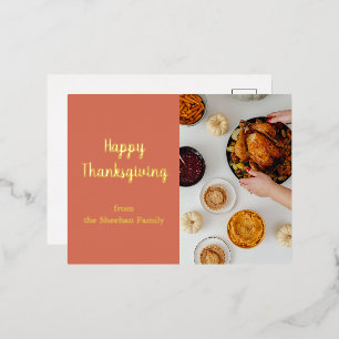 De Vacances En Aluminium Carte postale bon thanksgiving, Carte Thanksgiving