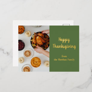 De Vacances En Aluminium Carte postale bon thanksgiving, Carte Thanksgiving
