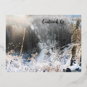 De Vacances En Aluminium Carte postale Coaticook, Qc