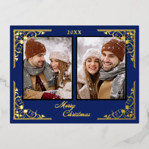 De Vacances En Aluminium Carte postale Joyeux Noël