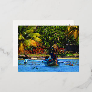 De Vacances En Aluminium Carte postale Madagascar