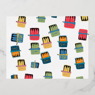 De Vacances En Aluminium Carte postale Poisson