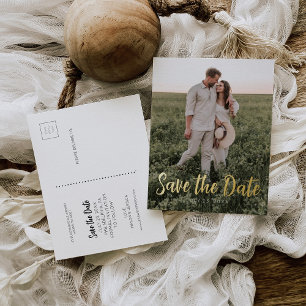 De Vacances En Aluminium Enregistrer La Carte Postale Date - Mini Script Go