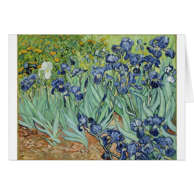 De Van Gogh toujours la vie : Vase avec des iris (Devant horizontal)