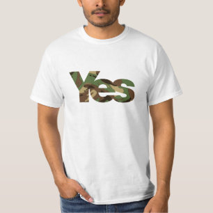 De vieille école de camouflage T-shirt oui