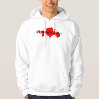 De visage sweat - shirt à capuche blanc mort vers