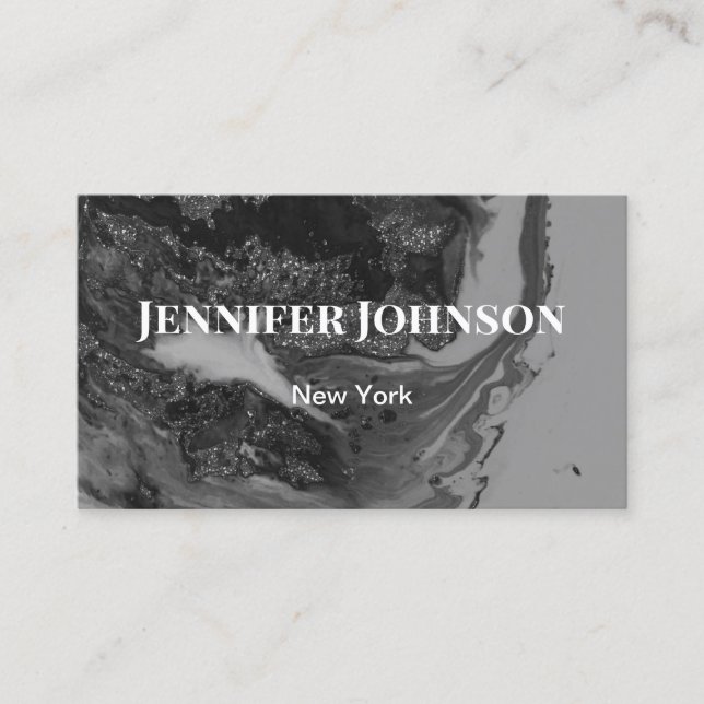 De Visite 2. Carte personnelle, abstraite (Devant)