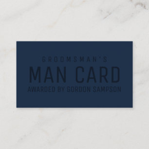 De Visite Amusant Marine Mariage Groomsman Proposition Carte