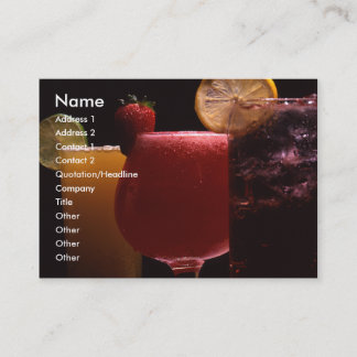 De Visite Boissons 1 carte