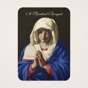 De Visite Bouquet spirituel du prêtre catholique Cartes sain