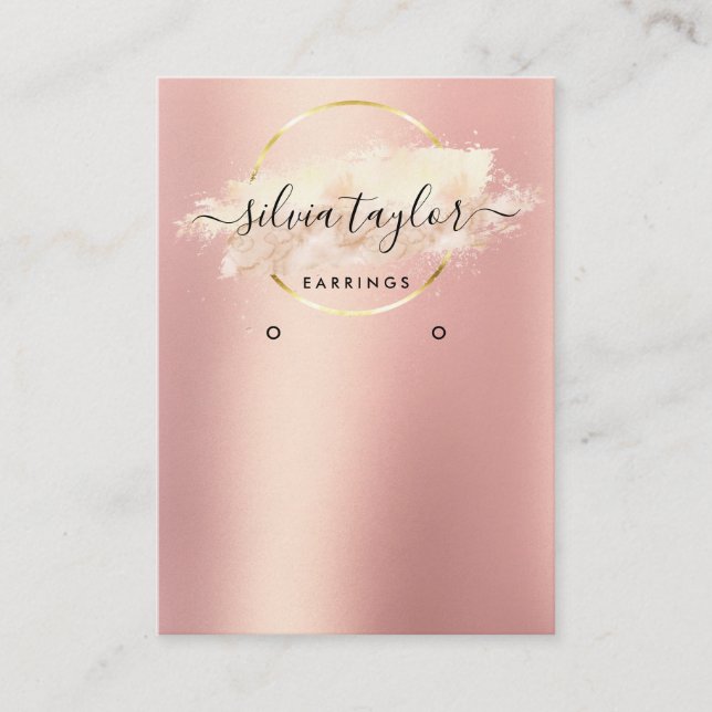 De Visite Calligraphie art Écouter carte d'affichage (Devant)