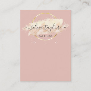 De Visite Calligraphie art Écouter carte d'affichage