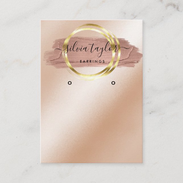 De Visite Calligraphie art moderne Écouter carte d'affichage (Devant)