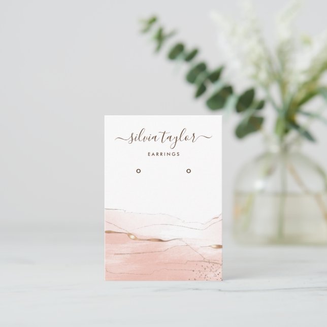 De Visite Calligraphie moderne art Elevage carte d'affichage (Debout devant)
