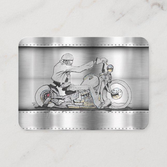 De Visite Carte à cycle (Devant)