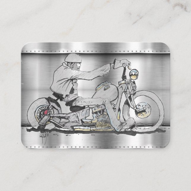 De Visite Carte à cycle (Devant)