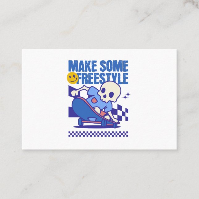 De Visite Carte à roulettes (Devant)