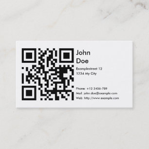 De Visite Carte (adresse, téléphone, email, Web)