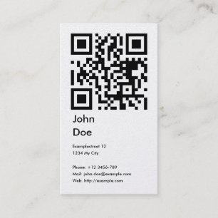 De Visite Carte (adresse, téléphone, email, Web)