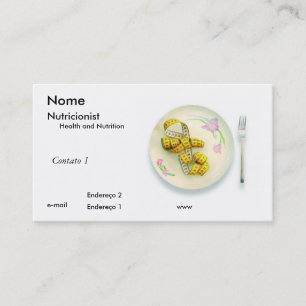 De Visite Carte Assiette