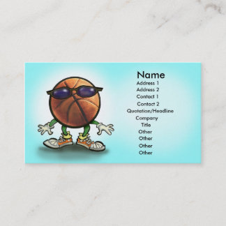 De Visite Carte Basketball Shades