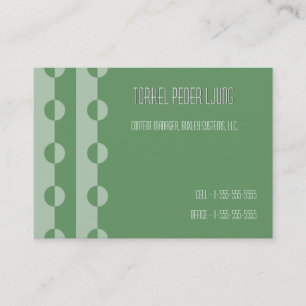 De Visite Carte BizCards Chubby à couleur changeable moderne