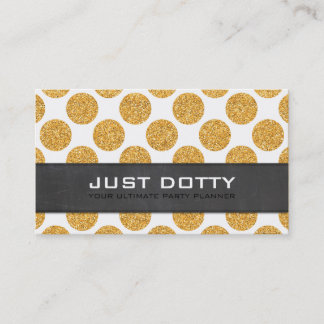 De Visite CARTE BOLD pois tableau noir riche parties scintil