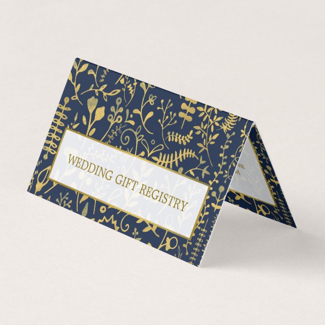 De Visite Carte cadeau Oriental Gold Boho Photo (Devant)