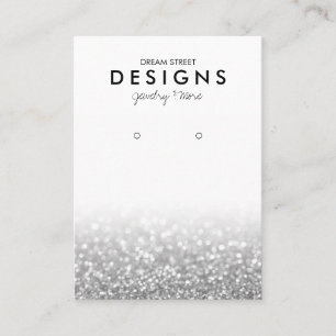 De Visite Carte d'affichage à la mode Parties scintillant d