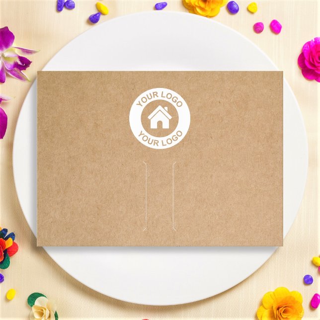 De Visite Carte d'affichage Barrette simple en papier Kraft (Créateur téléchargé)