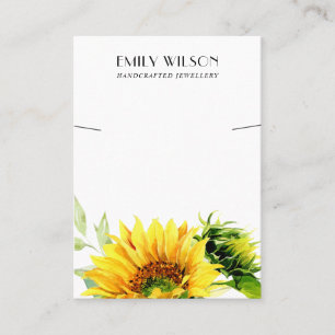 DE VISITE CARTE D'AFFICHAGE CHIC SUNFLOWER FALL NECKLACE BRA