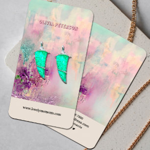 De Visite Carte d'affichage colorée pour les bijoux Abstrait