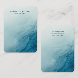 De Visite Carte d'affichage Deep Ocean Wave Jewelry