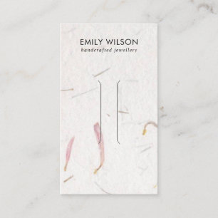 DE VISITE CARTE D'AFFICHAGE DES CHEVEUX EN PAPIER NOIR