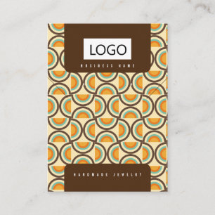 De Visite Carte d'affichage du collier rétro