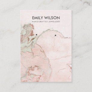 DE VISITE CARTE D'AFFICHAGE EN MARBRE D'ACCUEIL ROSE BLUSH G