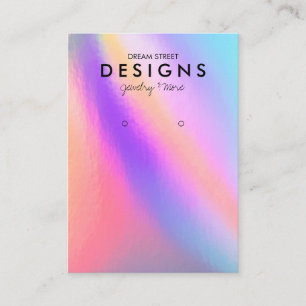 De Visite Carte d'affichage Holographique à la mode Faux