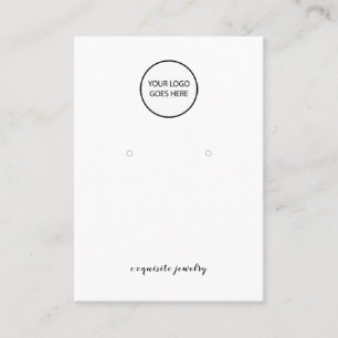 De Visite Carte d'affichage minimaliste Logo noir blanc orei