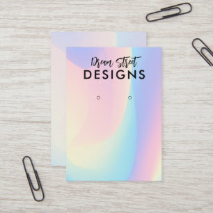 De Visite Carte d'affichage Pastel Arc-en-Ciel