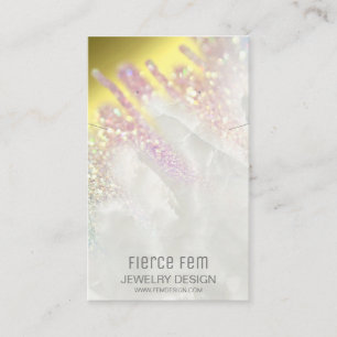 De Visite Carte d'affichage pour bijoux à Parties scintillan