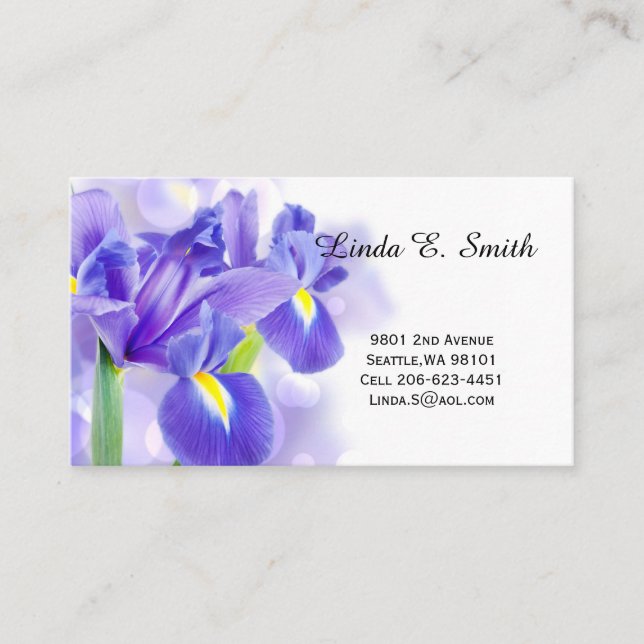 De Visite Carte d'appel classique (Devant)