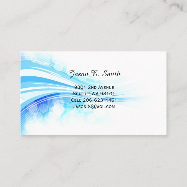 De Visite Carte d'appel classique (Devant)