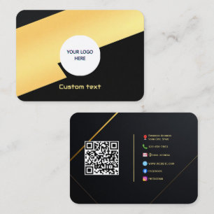 De Visite Carte d'appel moderne Luxe - Logo & Sociétés perso
