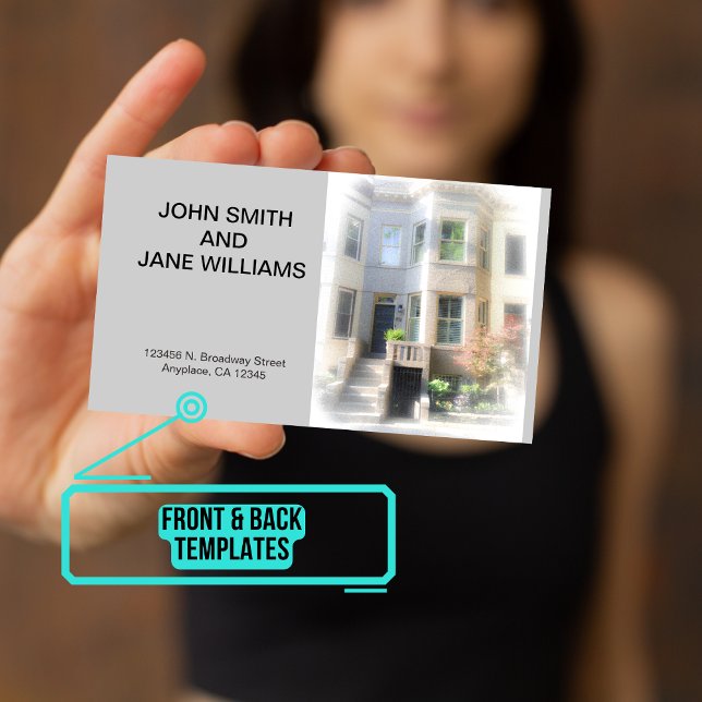 De Visite Carte d'appel personnelle : Couples w Home Photo (A Personal Calling Card is an easy way of sharing your personal contact information.)